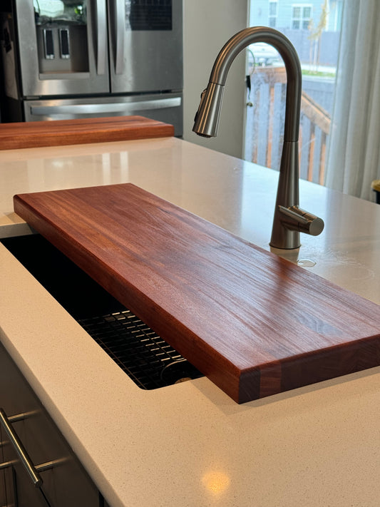 African Mahogany Large Over Sink