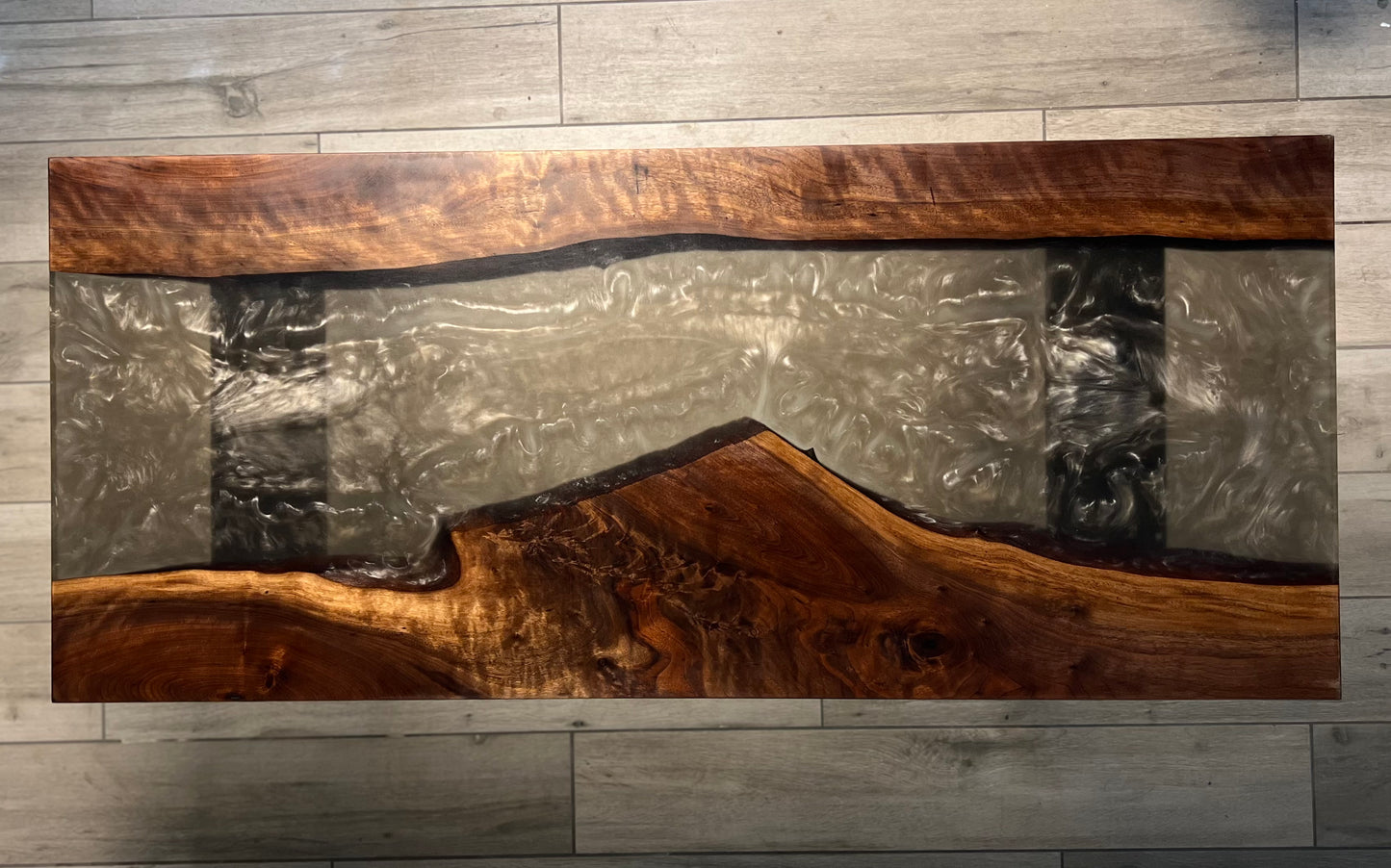 Walnut/Epoxy Coffee Table