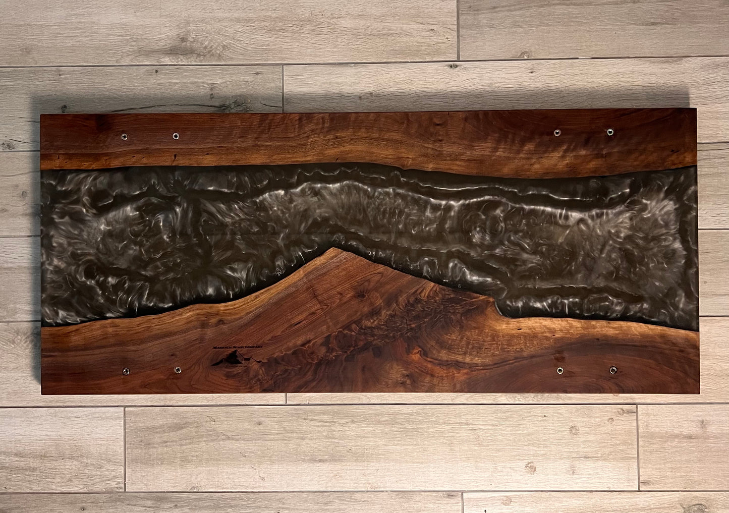 Walnut/Epoxy Coffee Table