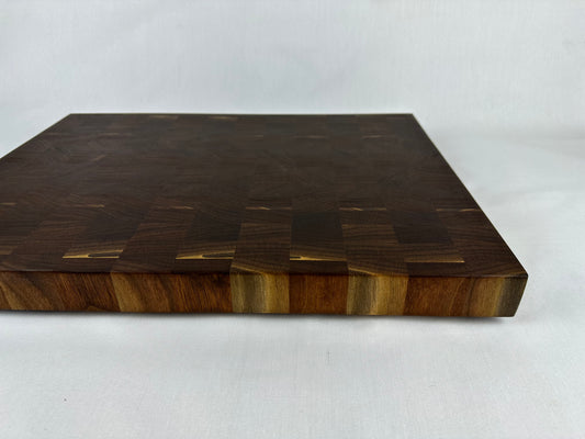 End Grain Walnut Cutting Board - Medium