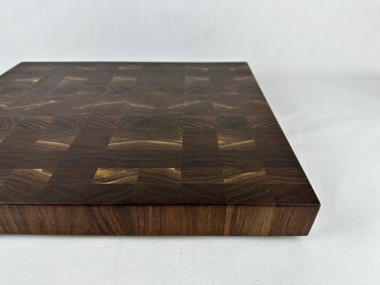 End Grain Walnut Cutting Board - Medium