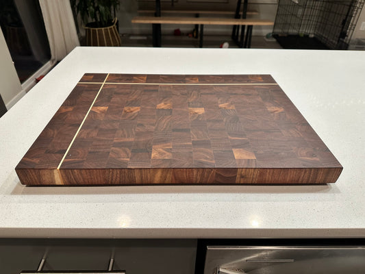 Endgrain Walnut Cutting Board