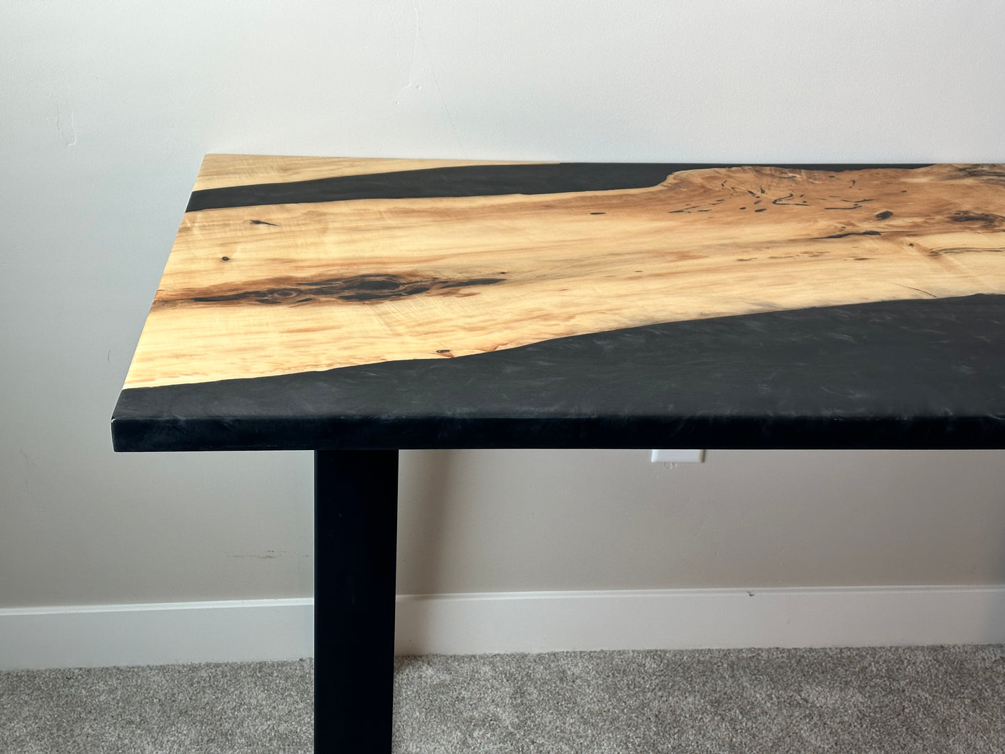 Boxelder Maple & Epoxy Table