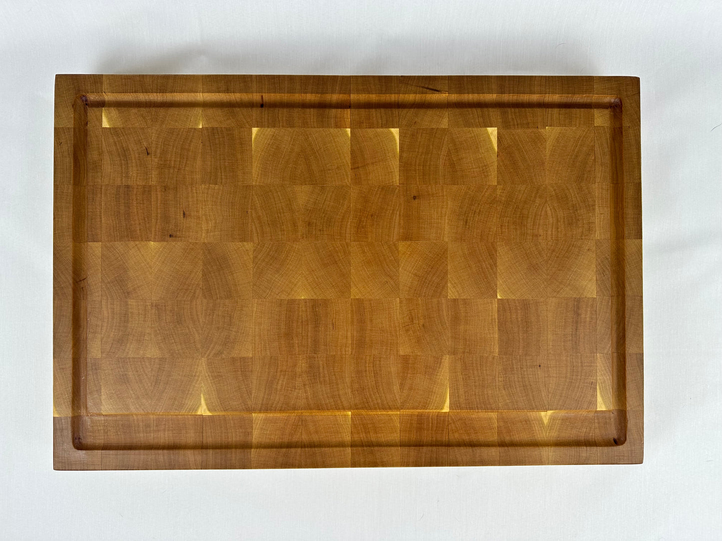 End Grain Cherry Cutting Board - Medium